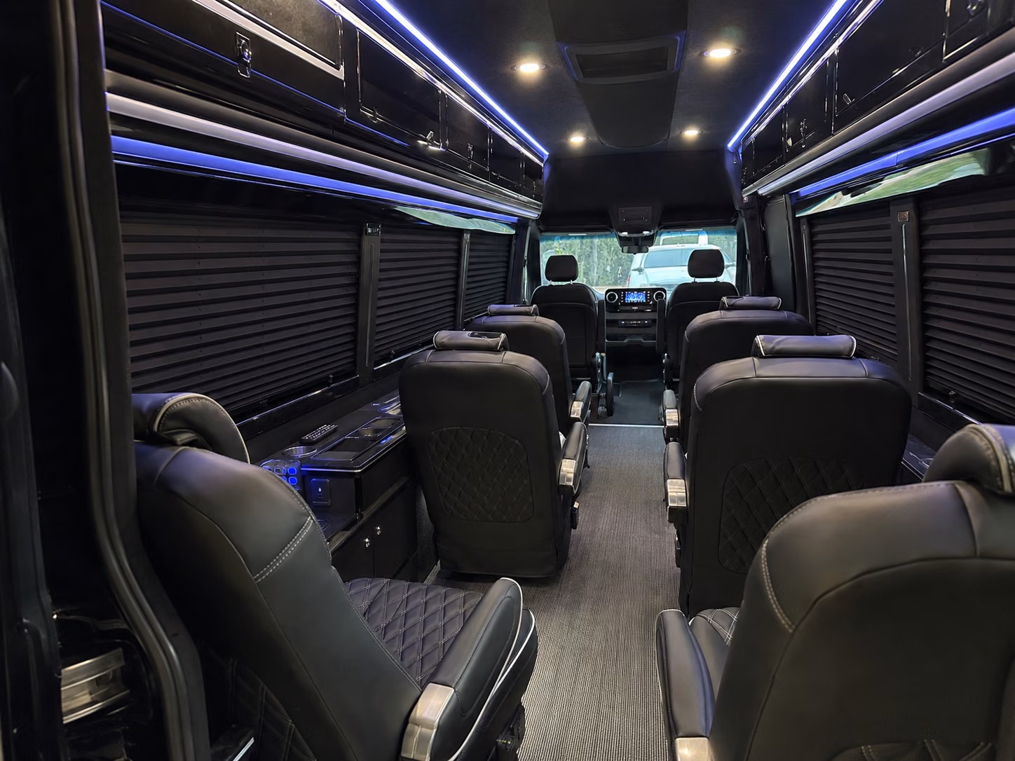 columbia concert transportation onboard seating